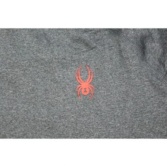 Spyder Men's XXL Shirt Gray Long Sleeve Activewear ProWeb Lightweight Top - Picture 7 of 7